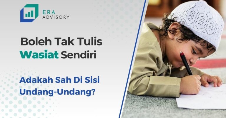 Boleh Tak Tulis Wasiat Sendiri