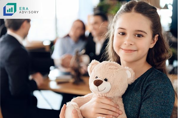 Why Should I Have My Estate Planning Done Today - Happy little girl hugging teddy bear